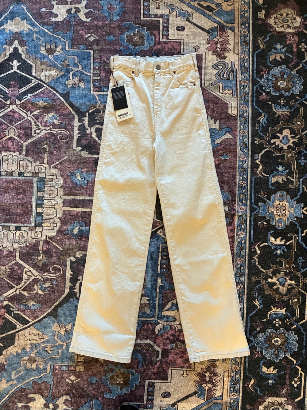 Dr. Denim Straight Leg Jeans in Cream